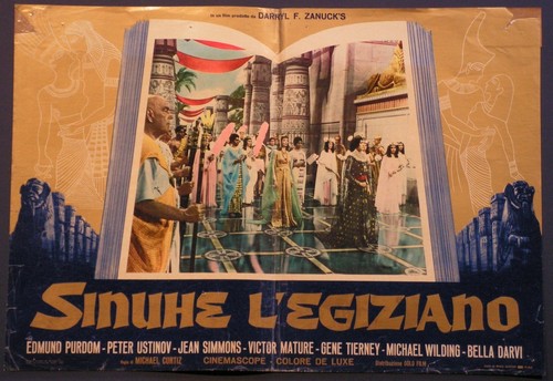Fotobusta sinuhe egiziano - sinuhe, l'egiziano
