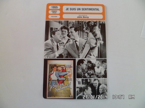 Carte fiche cinema 1955 - fiche,