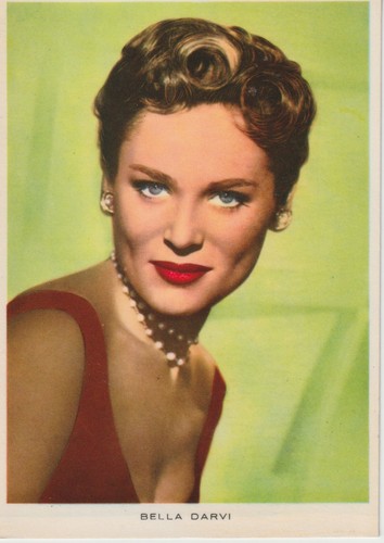 Cartolina attrice bella - cartolina, "