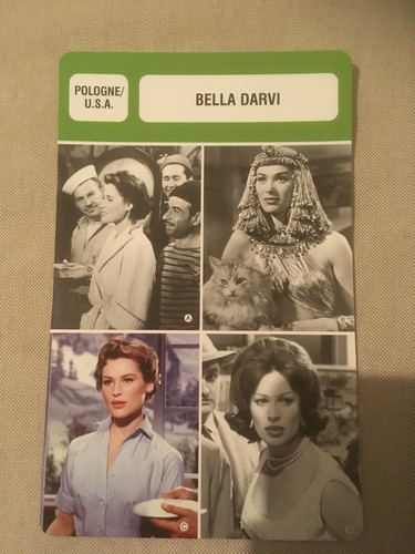 Carte fiche cinema bella - fiche,