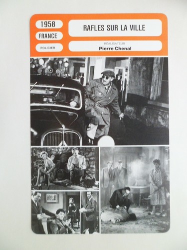 Carte fiche cinema 1958 - carte,