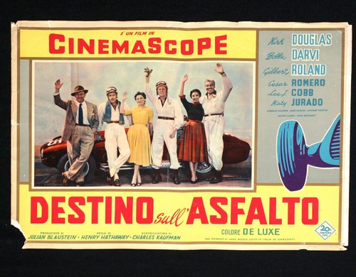 Destino sull asfalto fotobusta - sull'asfalto,
