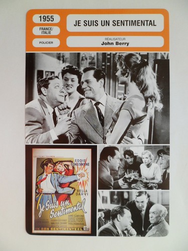 Carte fiche cinema 1955 - carte,